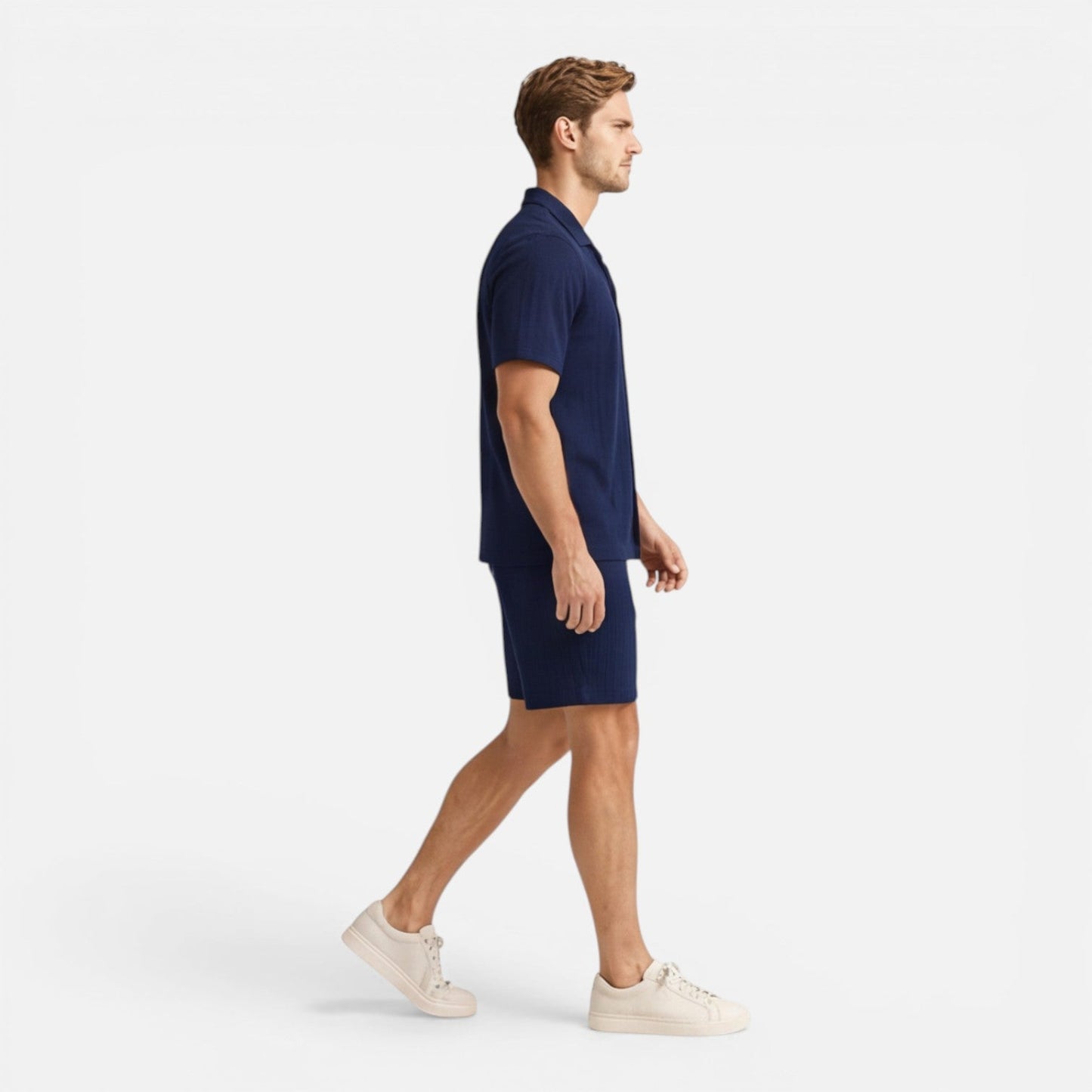Completo Uomo Camicia e Shorts Traspirante Estivo