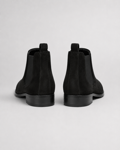 Stivaletti Chelsea Uomo Effetto Camoscio Slip-On