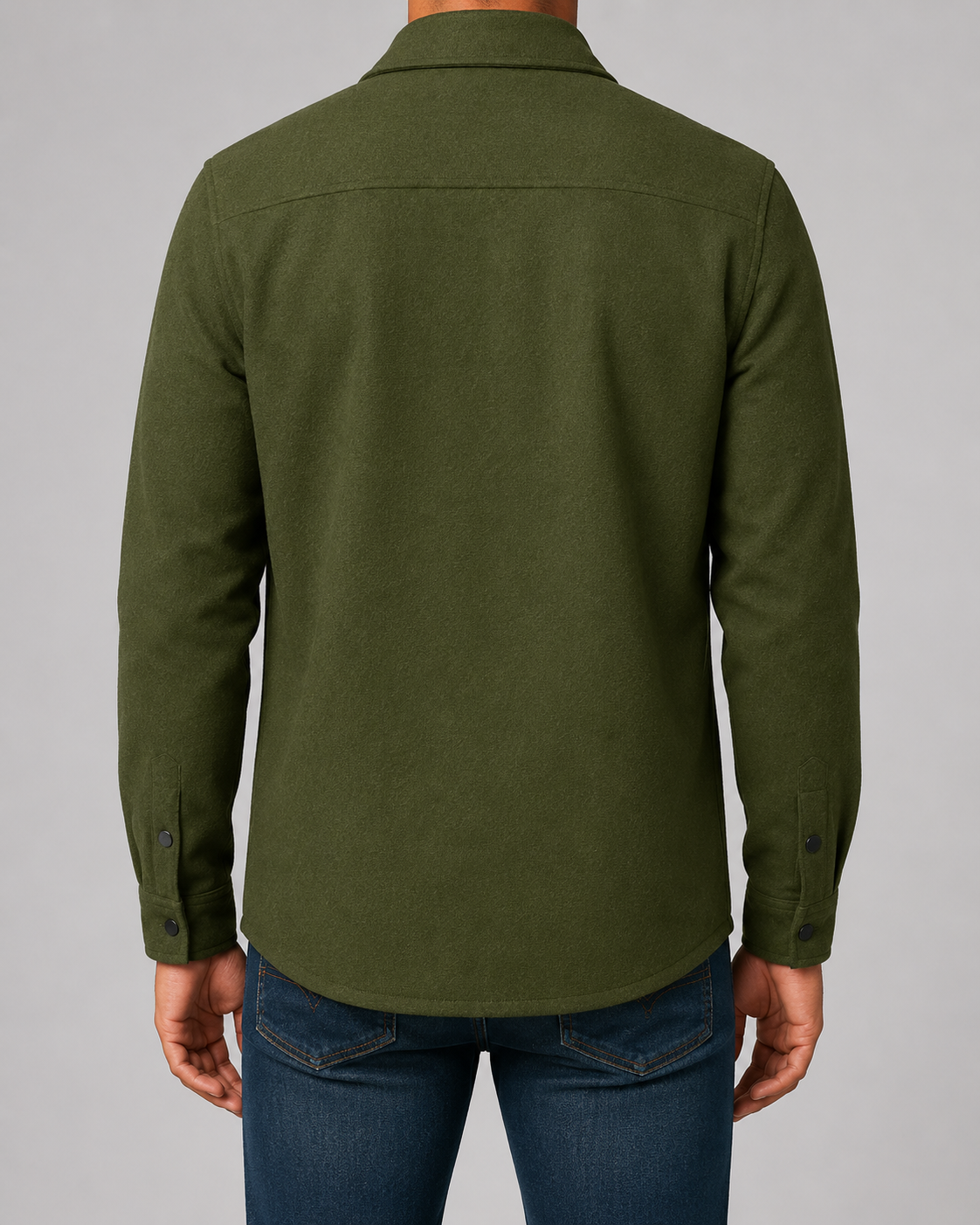 Giacca Camicia Uomo Utility con Tasche