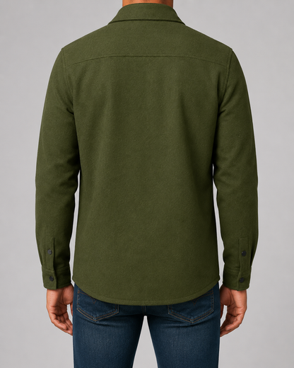 Giacca Camicia Uomo Utility con Tasche