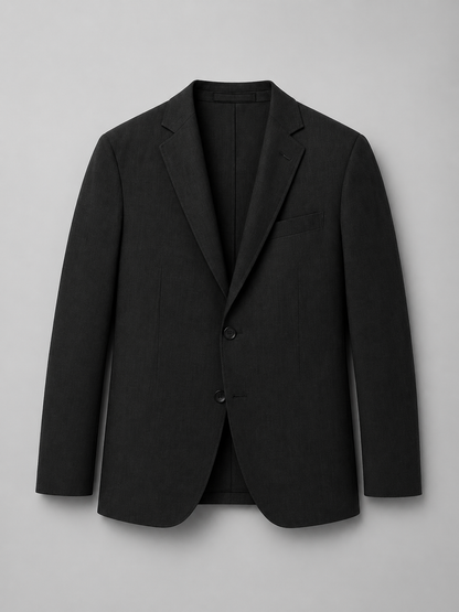 Blazer Uomo Effetto Lino Slim Fit
