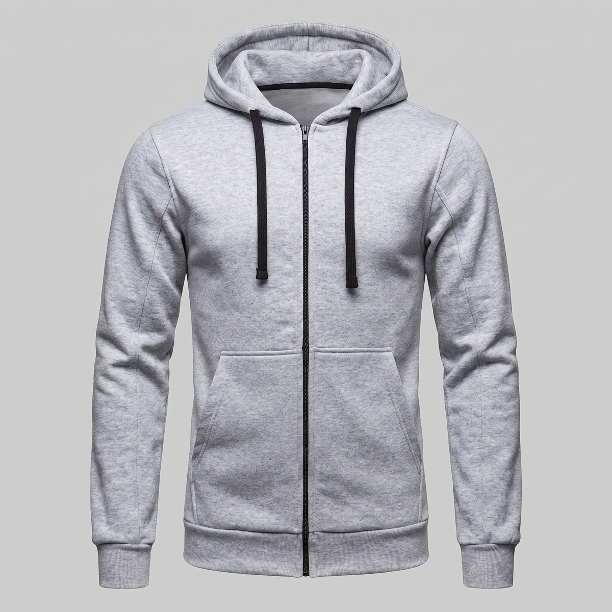 Gilet Uomo in Pile con Cappuccio Antivento Autunnale