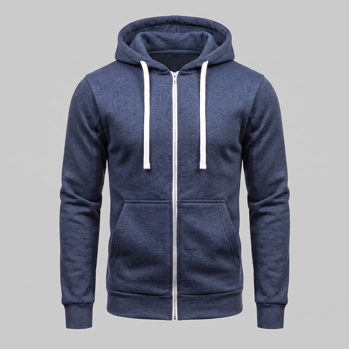 Gilet Uomo in Pile con Cappuccio Antivento Autunnale