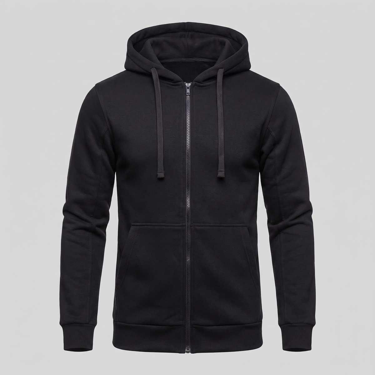 Gilet Uomo in Pile con Cappuccio Antivento Autunnale