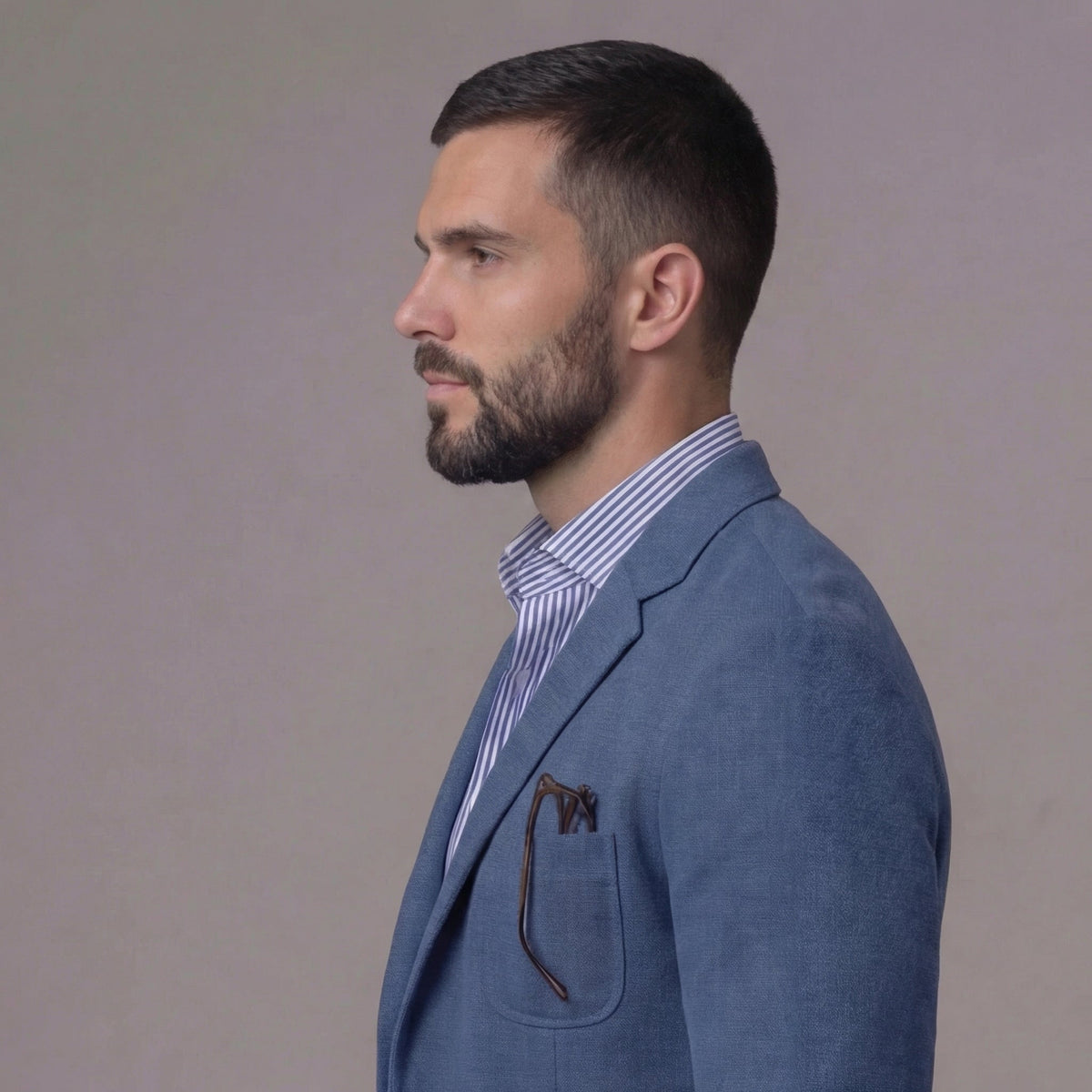Blazer Uomo in Lino Casual Destrutturato