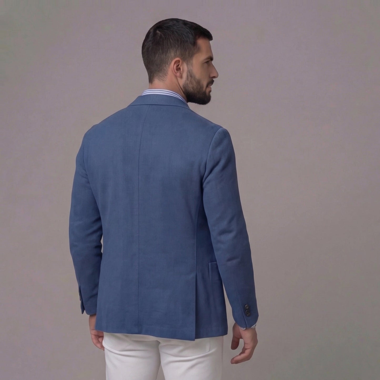 Blazer Uomo in Lino Casual Destrutturato