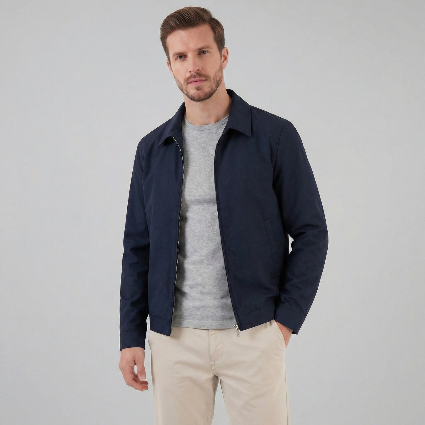 Giacca Uomo Slim di Mezza Stagione
