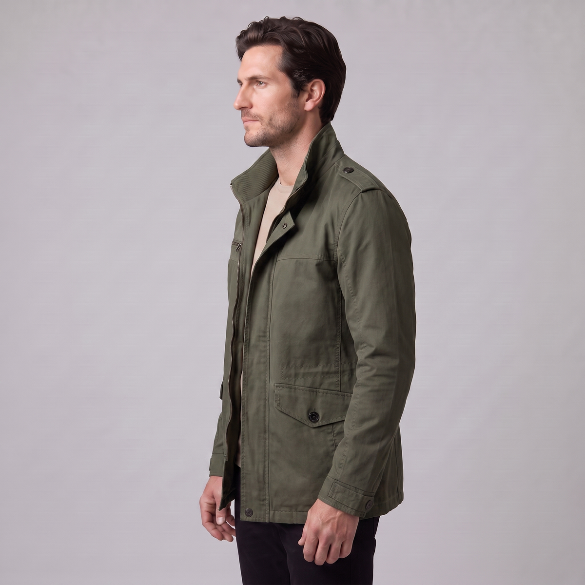Giacca Uomo Imbottita Slim con Spalline