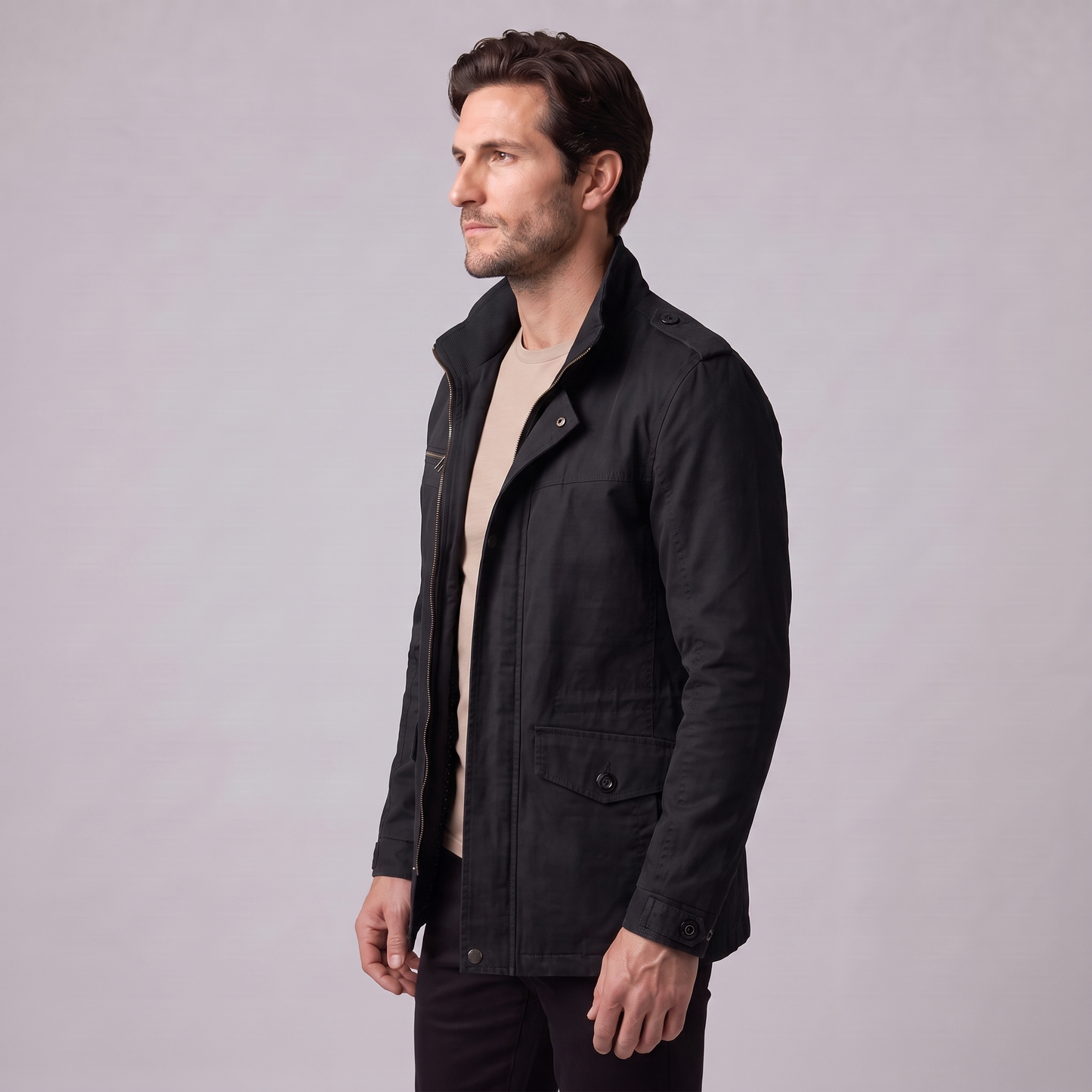 Giacca Uomo Imbottita Slim con Spalline