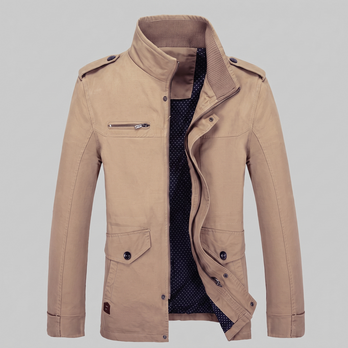 Giacca Uomo Imbottita Slim con Spalline