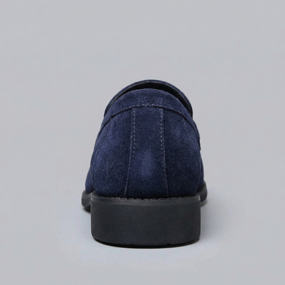 Mocassini Uomo Eleganti Business Effetto Camoscio