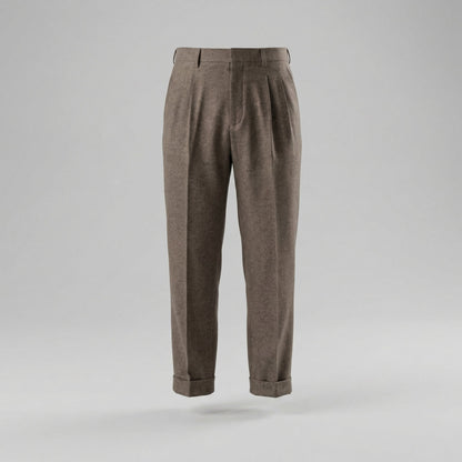 Pantaloni Uomo Eleganti Texturizzati con Regolatori Laterali