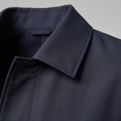 Giacca Uomo Foderata in Pile con Colletto a Camicia
