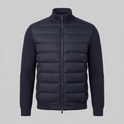 Piumino Uomo con Maniche in Maglia