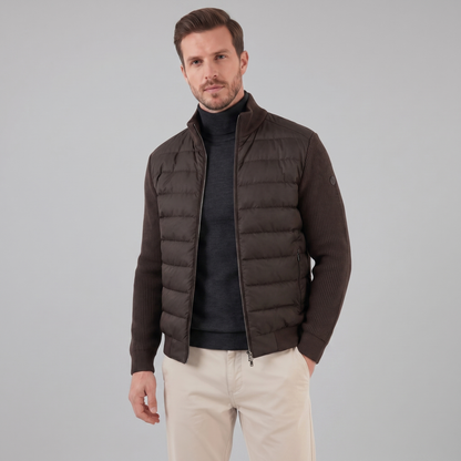 Piumino Uomo con Maniche in Maglia