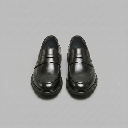 Mocassini Uomo Penny Effetto Pelle Suola Chunky