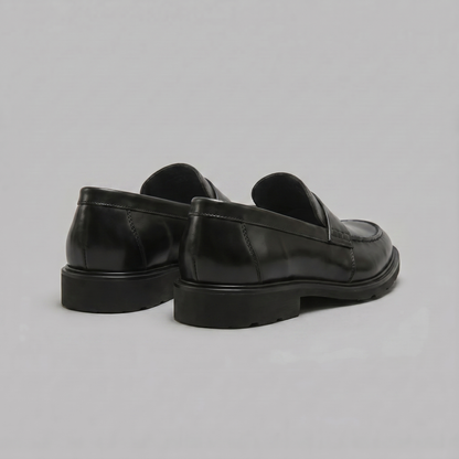 Mocassini Uomo Penny Effetto Pelle Suola Chunky