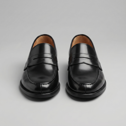 Mocassini Penny Uomo in Vera Pelle Suola in Gomma