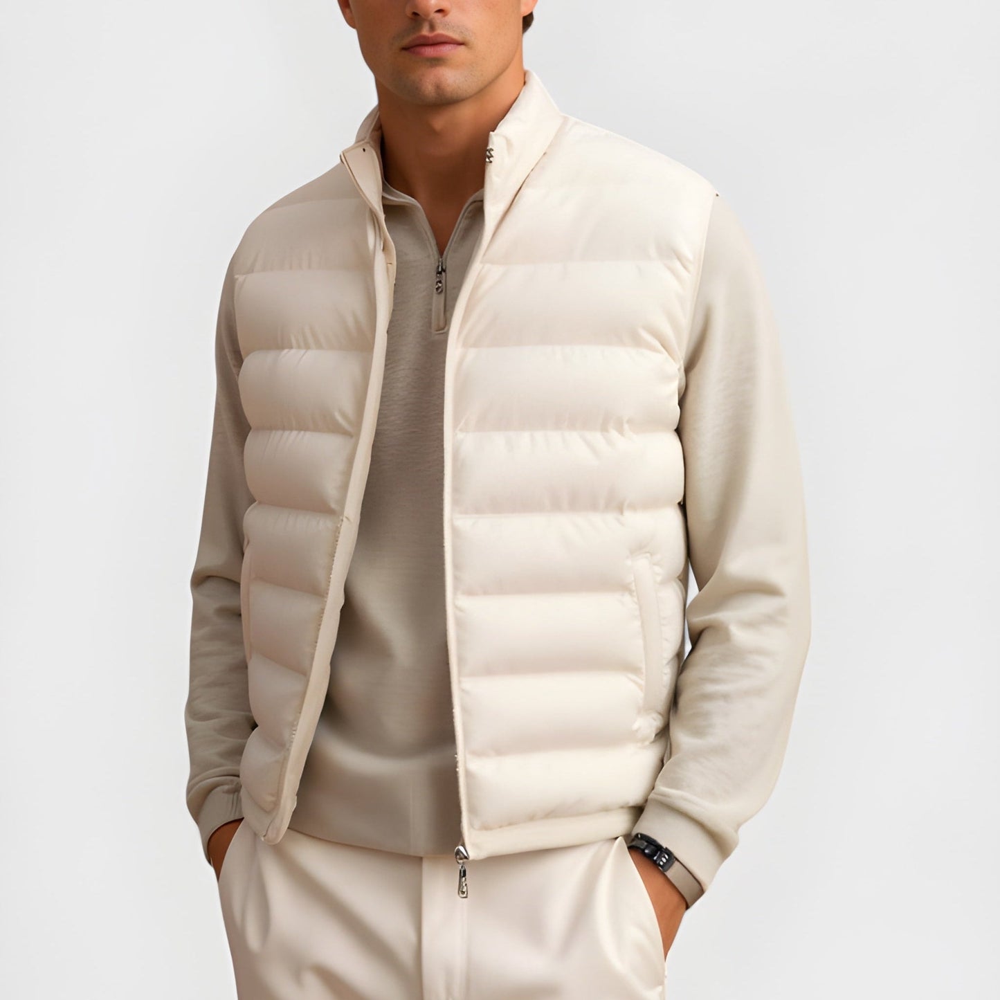 Gilet Piumino Uomo in Piuma d'Anatra