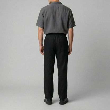Pantaloni Uomo in Lino Slim Fit Leggeri