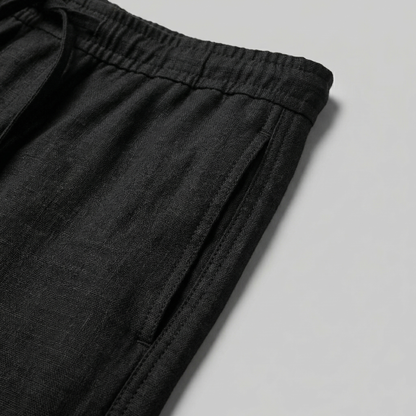 Pantaloni Uomo in Lino Slim Fit Leggeri