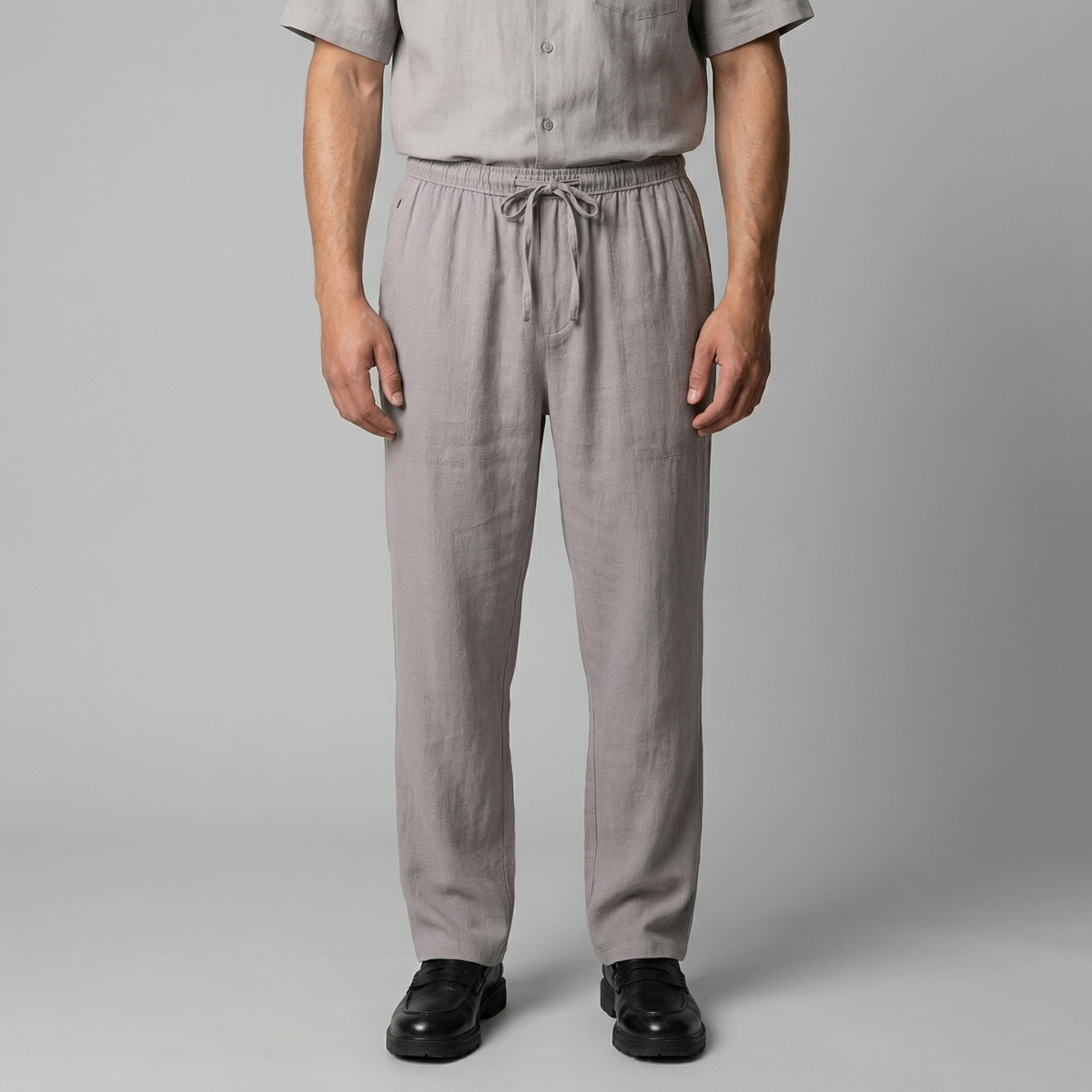 Pantaloni Uomo in Lino Slim Fit Leggeri