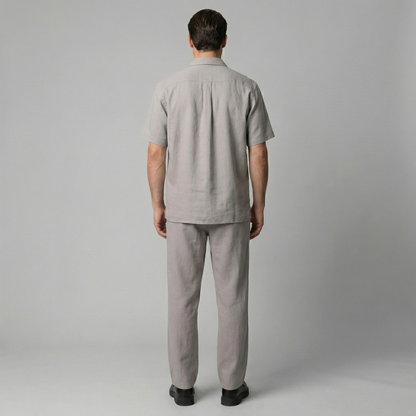 Pantaloni Uomo in Lino Slim Fit Leggeri