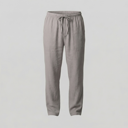 Pantaloni Uomo in Lino Slim Fit Leggeri