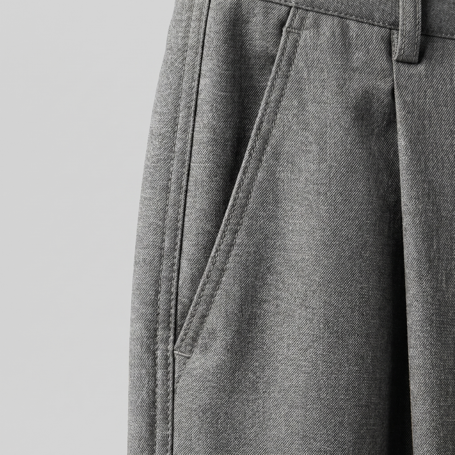 Pantaloni Uomo Sartoriali Gamba Ampia con Pince