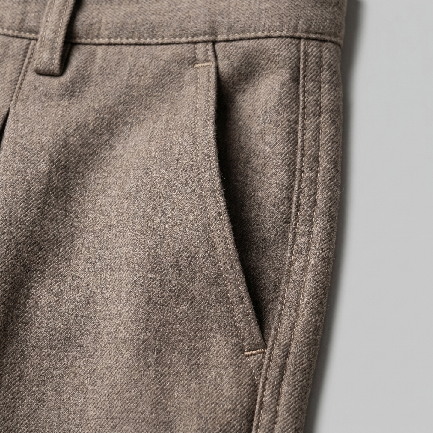 Pantaloni Uomo Sartoriali Gamba Ampia con Pince