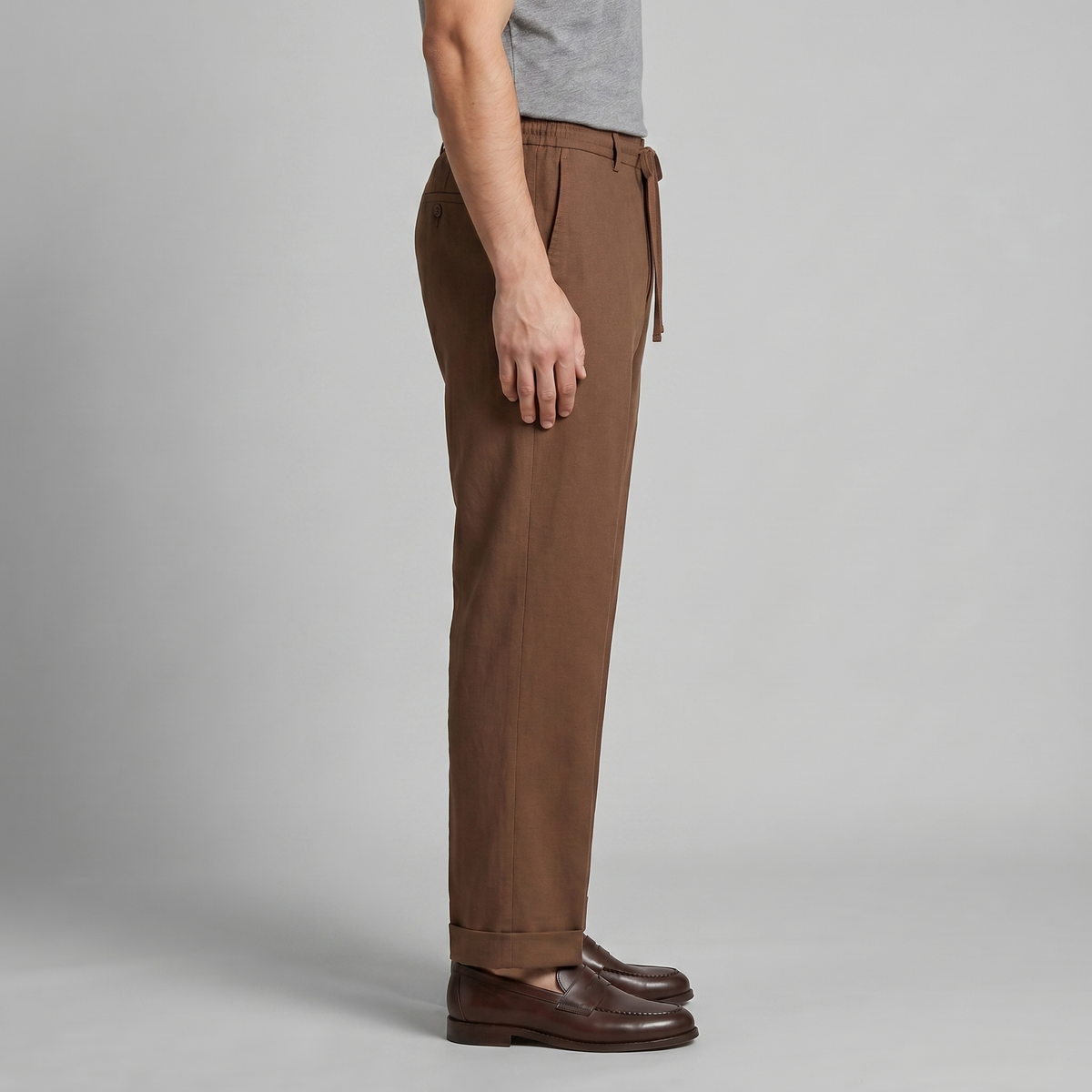 Pantaloni Uomo Affusolati con Coulisse Smart Casual
