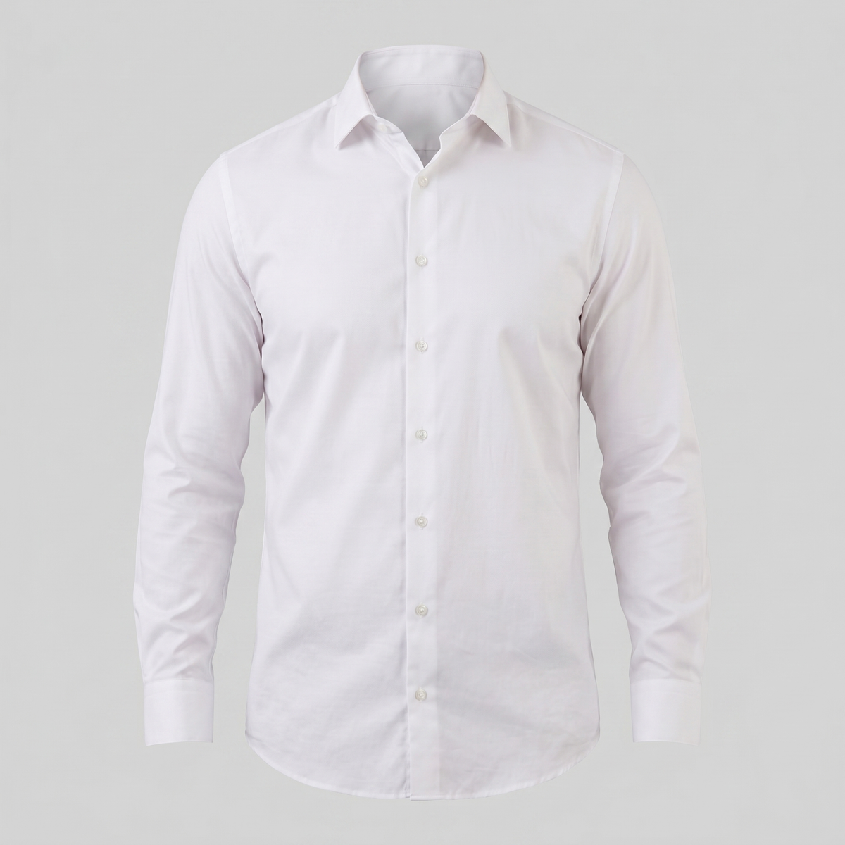 Camicia Uomo Elegante Slim Fit Maniche Lunghe Business