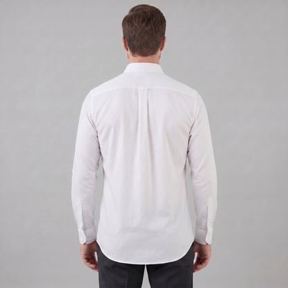 Camicia Uomo Elegante Slim Fit Maniche Lunghe Business