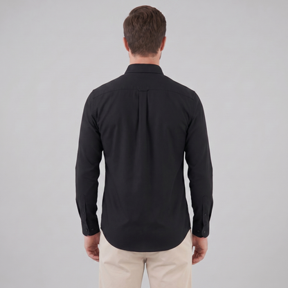 Camicia Uomo Elegante Slim Fit Maniche Lunghe Business