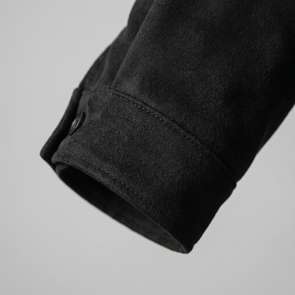 Giacca Harrington Uomo in Camoscio