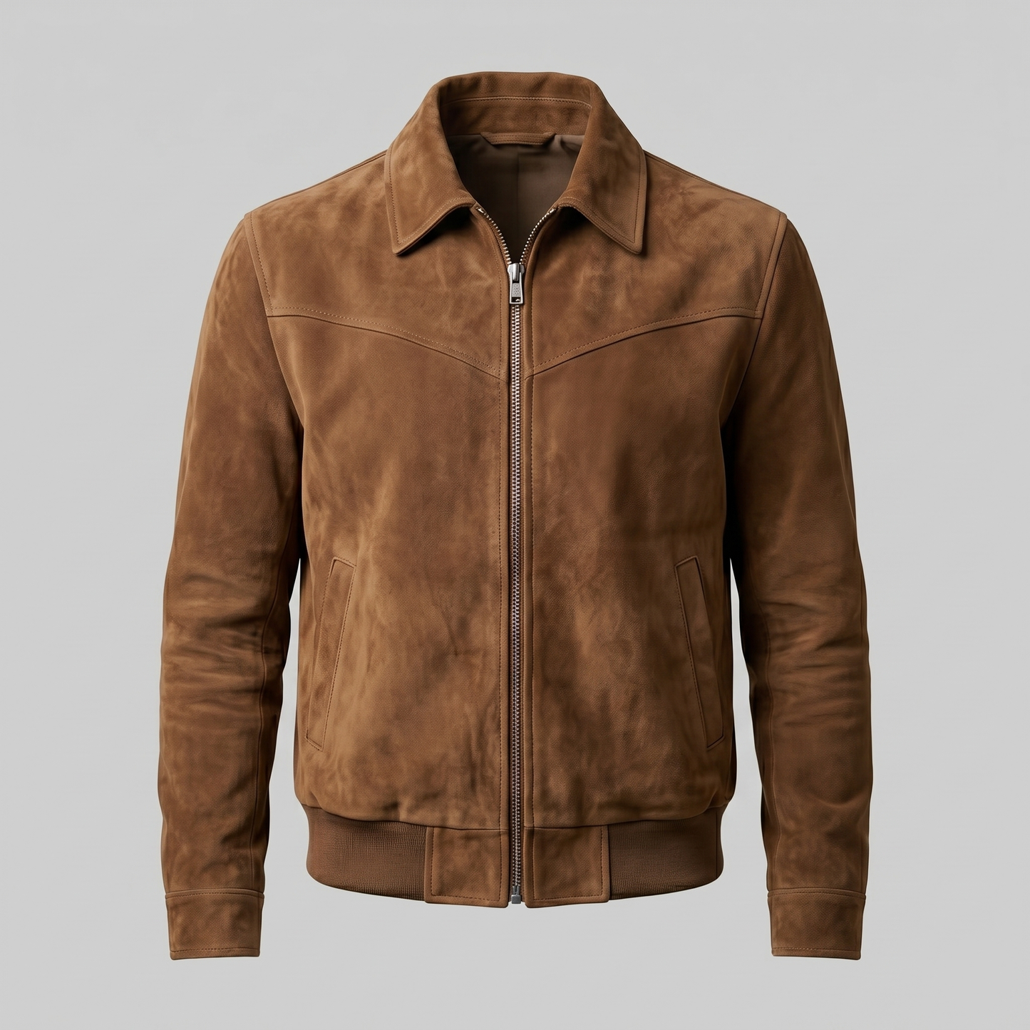 Giacca Harrington Uomo in Camoscio