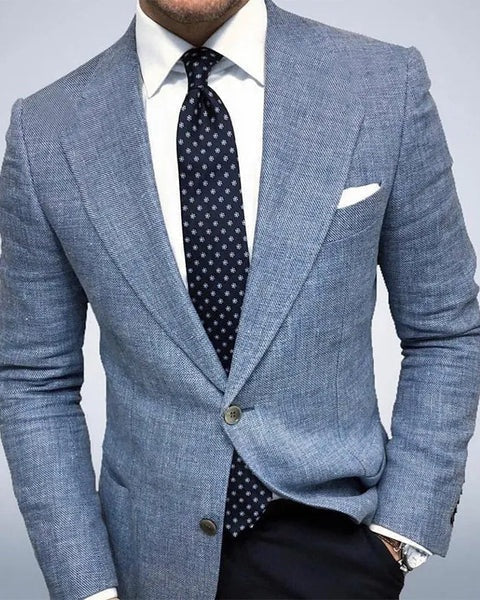 Blazer Uomo Testurizzato Strutturato