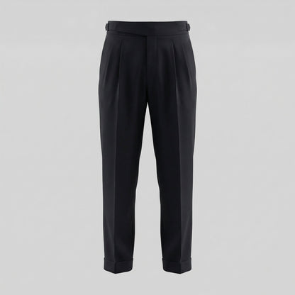 Pantaloni Uomo Sartoriali con Pince Gamba Dritta
