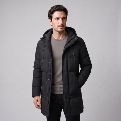 Giacca Uomo Imbottita con Cappuccio
