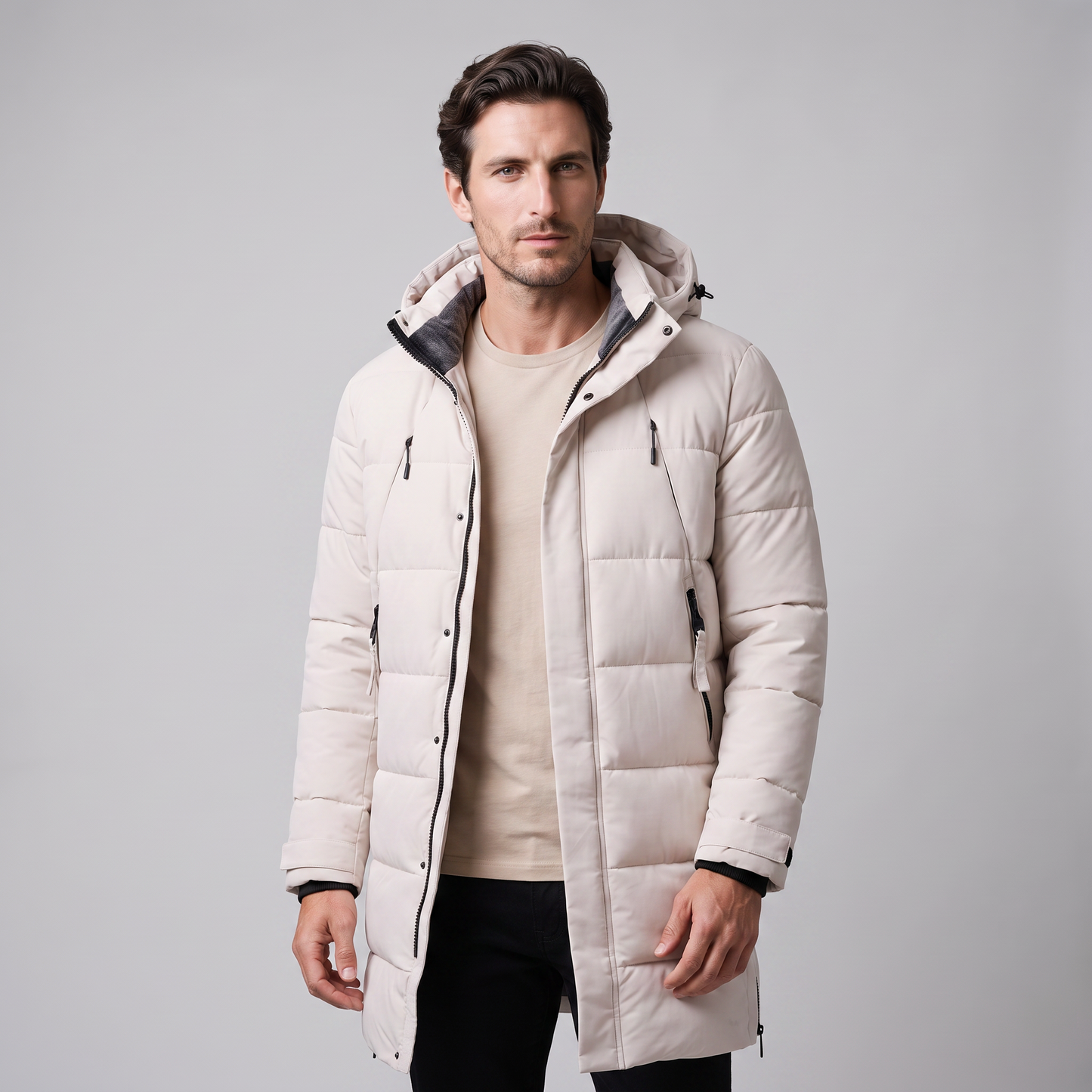 Parka Uomo Imbottito Antivento