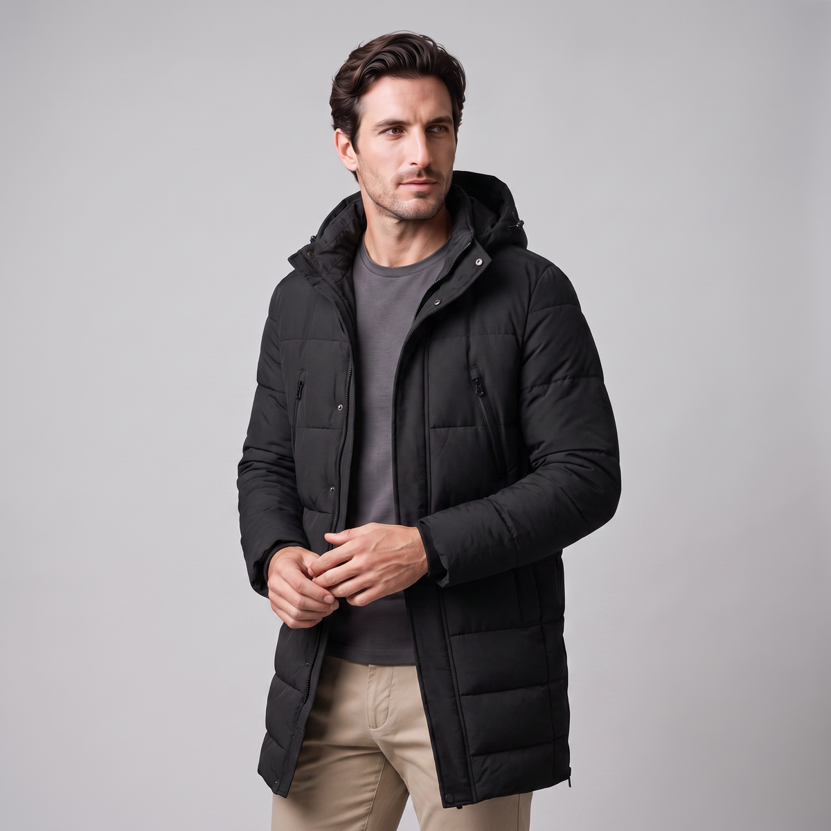 Parka Uomo Imbottito Antivento