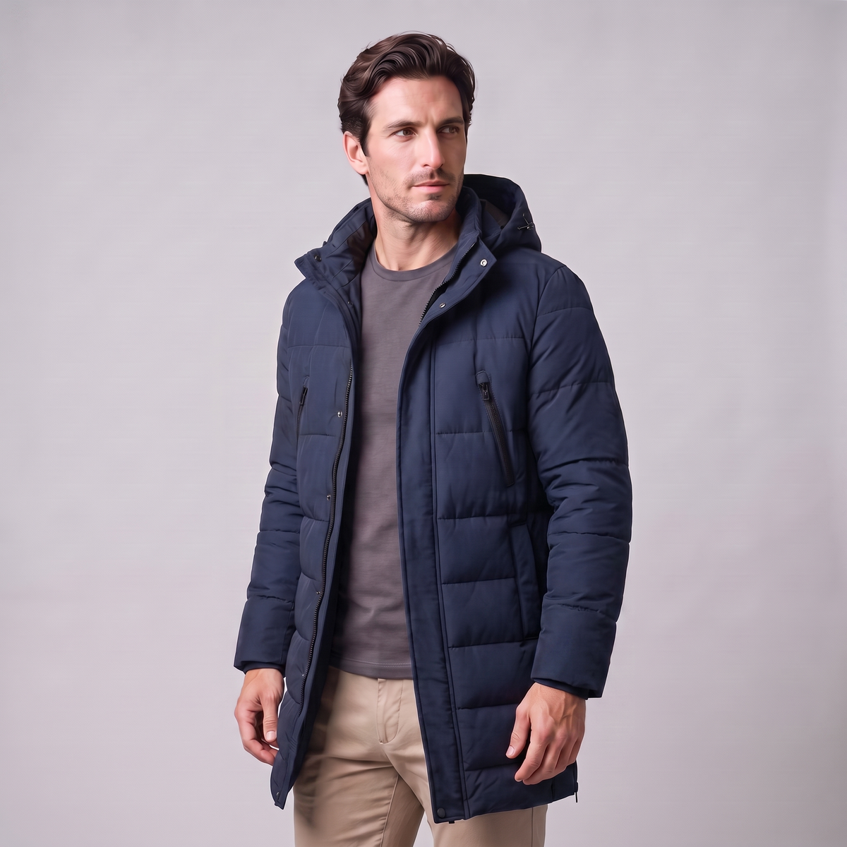 Parka Uomo Imbottito Antivento