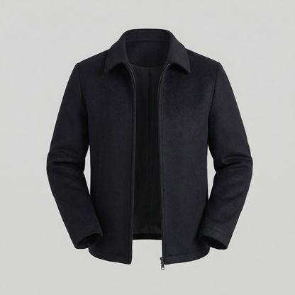 Giacca Uomo in Misto Lana con Zip