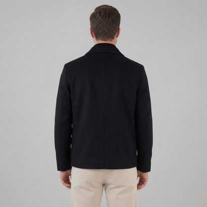 Giacca Uomo in Misto Lana con Zip