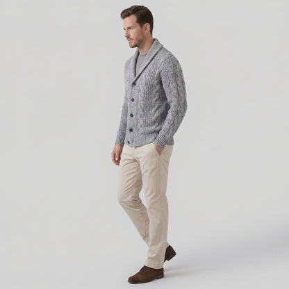 Cardigan Uomo in Lana Morbido Invernale
