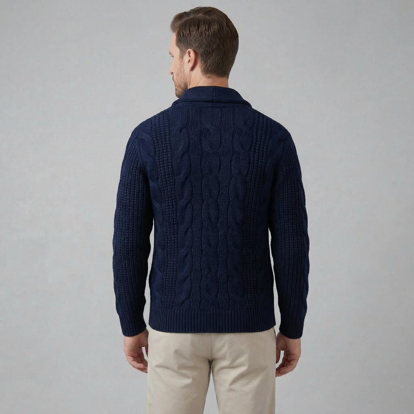 Cardigan Uomo in Lana Morbido Invernale