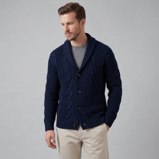 Cardigan Uomo in Lana
