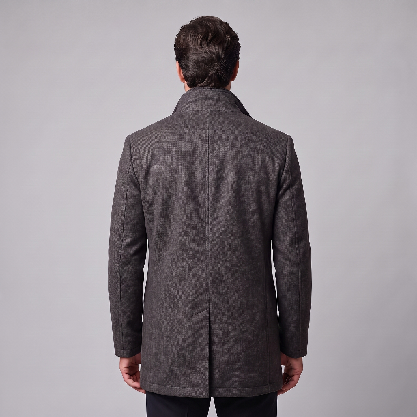 Cappotto Uomo con Gilet Trapuntato Staccabile