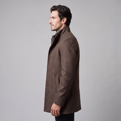 Cappotto Uomo con Gilet Trapuntato Staccabile