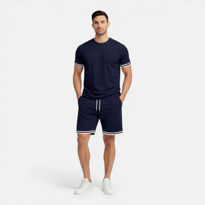 Completo Uomo Estivo Traspirante Casual con Shorts